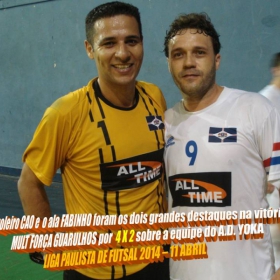 LIGA PAULISTA DE FUTSAL 2014 - GUARULHOS/MULT FORÇA  -