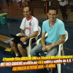 LIGA PAULISTA DE FUTSAL 2014 - GUARULHOS/MULT FORÇA  -