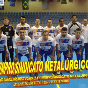 LIGA PAULISTA DE FUTSAL 2014 - GUARULHOS/MULT FORÇA  -