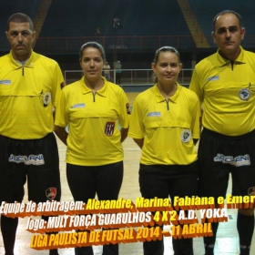 LIGA PAULISTA DE FUTSAL 2014 - GUARULHOS/MULT FORÇA  -