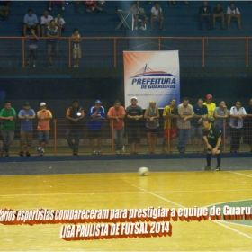 LIGA PAULISTA DE FUTSAL 2014 - GUARULHOS/MULT FORÇA  -