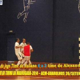 ACM- TIME DO JULIANO É CAMPEÃO DO TORNEIO DE FUTSAL DA TURMA DA MADRUGADA -