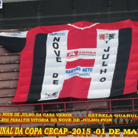 15ª COPA CECAP 2015 - NOVE DE JULHO É O CAMPEÃO DA COPA CECAP 2015 - 