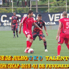 15ª COPA CECAP 2015 - NOVE DE JULHO É O CAMPEÃO DA COPA CECAP 2015 - 