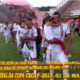 15ª COPA CECAP 2015 - NOVE DE JULHO É O CAMPEÃO DA COPA CECAP 2015 - 