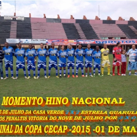 15ª COPA CECAP 2015 - NOVE DE JULHO É O CAMPEÃO DA COPA CECAP 2015 - 