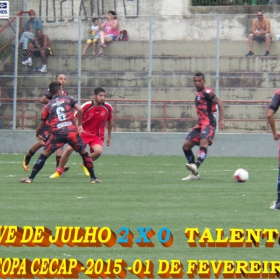 15ª COPA CECAP 2015 - NOVE DE JULHO É O CAMPEÃO DA COPA CECAP 2015 - 