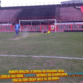 15ª COPA CECAP 2015 - NOVE DE JULHO É O CAMPEÃO DA COPA CECAP 2015 - 