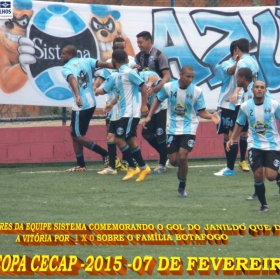 15ª COPA CECAP 2015 - NOVE DE JULHO É O CAMPEÃO DA COPA CECAP 2015 - 