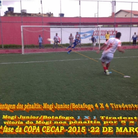 15ª COPA CECAP 2015 - NOVE DE JULHO É O CAMPEÃO DA COPA CECAP 2015 - 