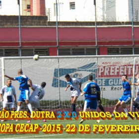 15ª COPA CECAP 2015 - NOVE DE JULHO É O CAMPEÃO DA COPA CECAP 2015 - 