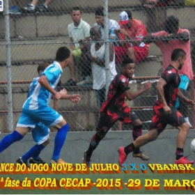15ª COPA CECAP 2015 - NOVE DE JULHO É O CAMPEÃO DA COPA CECAP 2015 - 