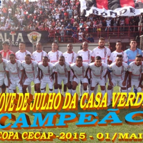 15ª COPA CECAP 2015 - NOVE DE JULHO É O CAMPEÃO DA COPA CECAP 2015 - 