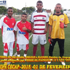 15ª COPA CECAP 2015 - NOVE DE JULHO É O CAMPEÃO DA COPA CECAP 2015 - 