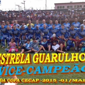 15ª COPA CECAP 2015 - NOVE DE JULHO É O CAMPEÃO DA COPA CECAP 2015 - 