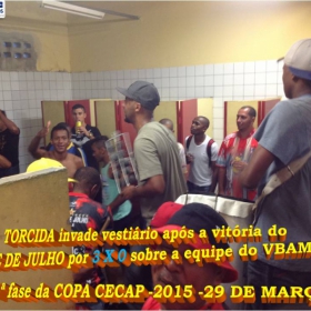 15ª COPA CECAP 2015 - NOVE DE JULHO É O CAMPEÃO DA COPA CECAP 2015 - 