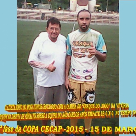 15ª COPA CECAP 2015 - NOVE DE JULHO É O CAMPEÃO DA COPA CECAP 2015 - 
