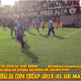 15ª COPA CECAP 2015 - NOVE DE JULHO É O CAMPEÃO DA COPA CECAP 2015 - 
