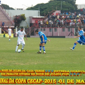 15ª COPA CECAP 2015 - NOVE DE JULHO É O CAMPEÃO DA COPA CECAP 2015 - 