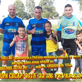 15ª COPA CECAP 2015 - NOVE DE JULHO É O CAMPEÃO DA COPA CECAP 2015 - 