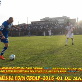 15ª COPA CECAP 2015 - NOVE DE JULHO É O CAMPEÃO DA COPA CECAP 2015 - 