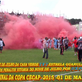 15ª COPA CECAP 2015 - NOVE DE JULHO É O CAMPEÃO DA COPA CECAP 2015 - 