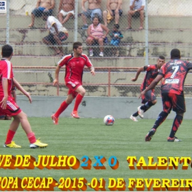 15ª COPA CECAP 2015 - NOVE DE JULHO É O CAMPEÃO DA COPA CECAP 2015 - 