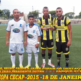 15ª COPA CECAP 2015 - NOVE DE JULHO É O CAMPEÃO DA COPA CECAP 2015 - 