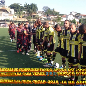 15ª COPA CECAP 2015 - NOVE DE JULHO É O CAMPEÃO DA COPA CECAP 2015 - 