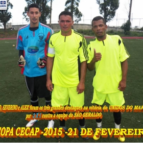 15ª COPA CECAP 2015 - NOVE DE JULHO É O CAMPEÃO DA COPA CECAP 2015 - 