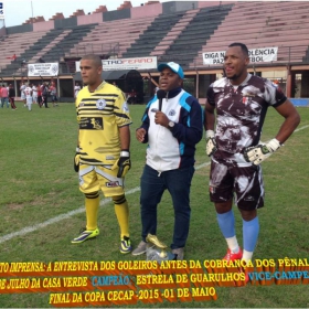 15ª COPA CECAP 2015 - NOVE DE JULHO É O CAMPEÃO DA COPA CECAP 2015 - 