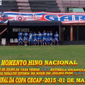 15ª COPA CECAP 2015 - NOVE DE JULHO É O CAMPEÃO DA COPA CECAP 2015 - 