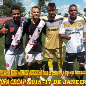 15ª COPA CECAP 2015 - NOVE DE JULHO É O CAMPEÃO DA COPA CECAP 2015 - 