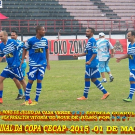 15ª COPA CECAP 2015 - NOVE DE JULHO É O CAMPEÃO DA COPA CECAP 2015 - 