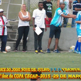 15ª COPA CECAP 2015 - NOVE DE JULHO É O CAMPEÃO DA COPA CECAP 2015 - 