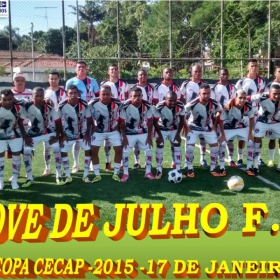 15ª COPA CECAP 2015 - NOVE DE JULHO É O CAMPEÃO DA COPA CECAP 2015 - 