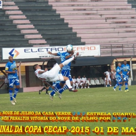 15ª COPA CECAP 2015 - NOVE DE JULHO É O CAMPEÃO DA COPA CECAP 2015 - 