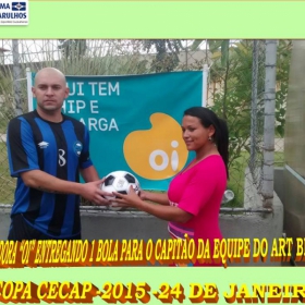 15ª COPA CECAP 2015 - NOVE DE JULHO É O CAMPEÃO DA COPA CECAP 2015 - 