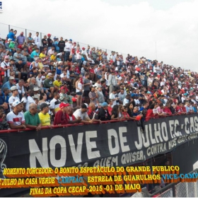 15ª COPA CECAP 2015 - NOVE DE JULHO É O CAMPEÃO DA COPA CECAP 2015 - 