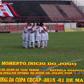 15ª COPA CECAP 2015 - NOVE DE JULHO É O CAMPEÃO DA COPA CECAP 2015 - 