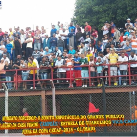 15ª COPA CECAP 2015 - NOVE DE JULHO É O CAMPEÃO DA COPA CECAP 2015 - 