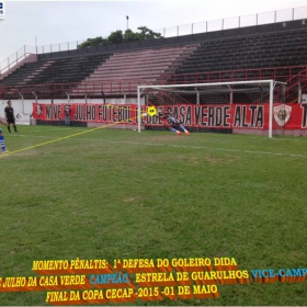 15ª COPA CECAP 2015 - NOVE DE JULHO É O CAMPEÃO DA COPA CECAP 2015 - 