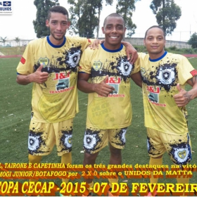 15ª COPA CECAP 2015 - NOVE DE JULHO É O CAMPEÃO DA COPA CECAP 2015 - 