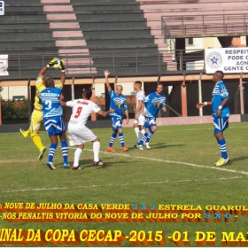 15ª COPA CECAP 2015 - NOVE DE JULHO É O CAMPEÃO DA COPA CECAP 2015 - 