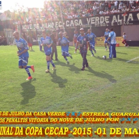 15ª COPA CECAP 2015 - NOVE DE JULHO É O CAMPEÃO DA COPA CECAP 2015 - 
