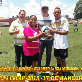 15ª COPA CECAP 2015 - NOVE DE JULHO É O CAMPEÃO DA COPA CECAP 2015 - 