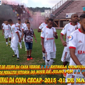 15ª COPA CECAP 2015 - NOVE DE JULHO É O CAMPEÃO DA COPA CECAP 2015 - 