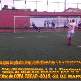 15ª COPA CECAP 2015 - NOVE DE JULHO É O CAMPEÃO DA COPA CECAP 2015 - 