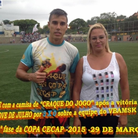 15ª COPA CECAP 2015 - NOVE DE JULHO É O CAMPEÃO DA COPA CECAP 2015 - 