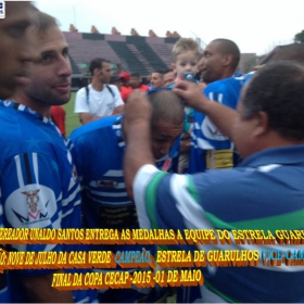 15ª COPA CECAP 2015 - NOVE DE JULHO É O CAMPEÃO DA COPA CECAP 2015 - 